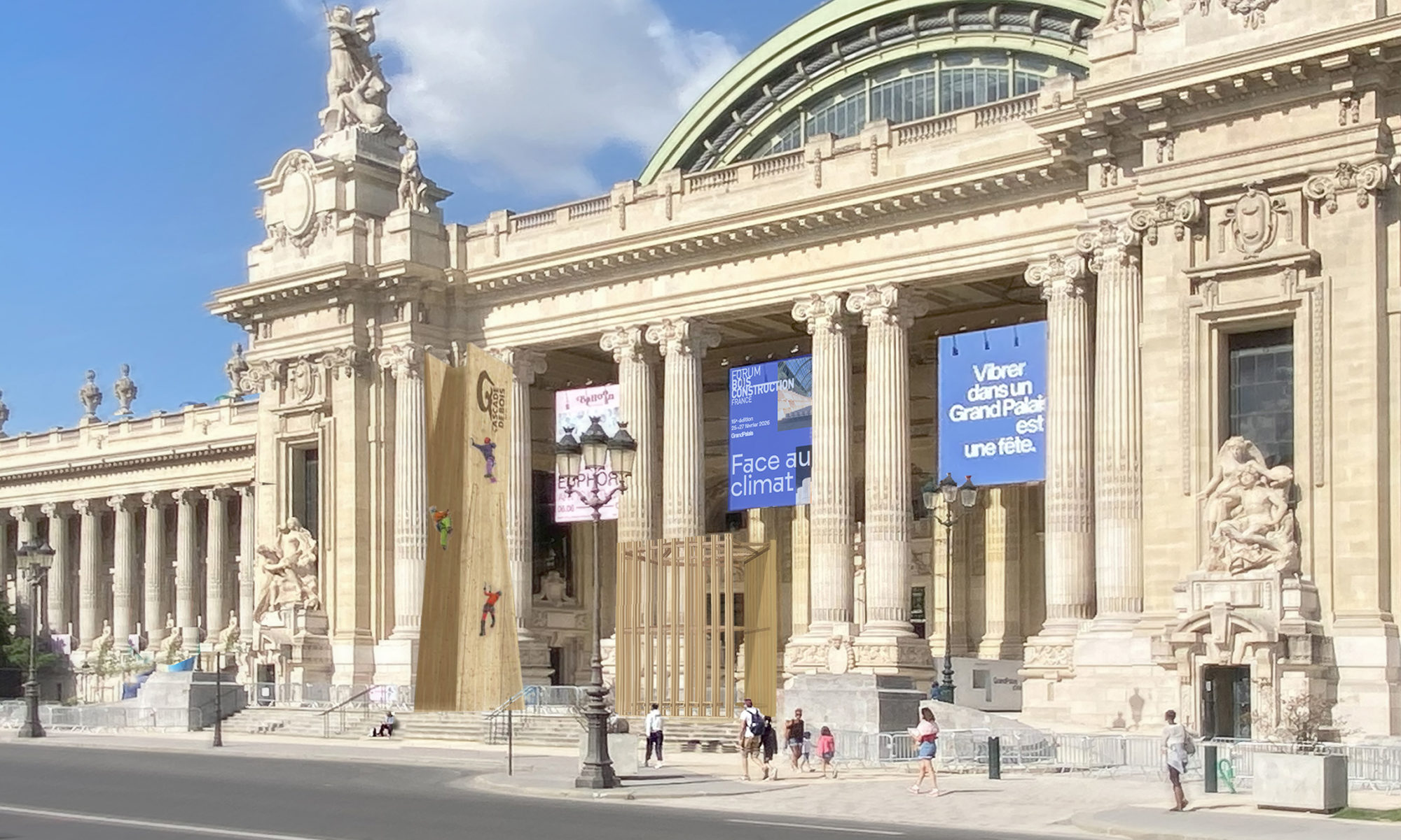 Cascade de bois - Woodclimb